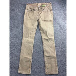 Vintage Marlow Anthropologie Jeans Women's 28 Brown Denim Stretch Slim Boot‎